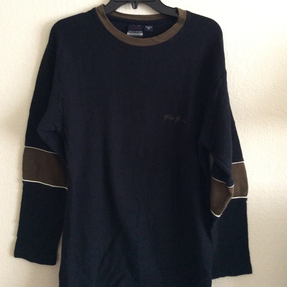 Men's Phat Farm Long Sleeve shirt 100% cotton Med