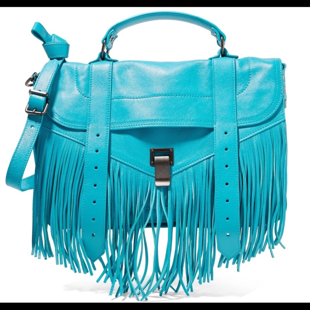 Proenza Schouler PS1 Medium Fringe hand bag -rare