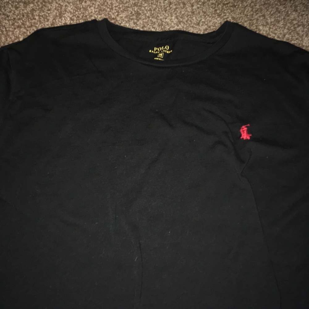 Black long sleeve medium Ralph Lauren shirt