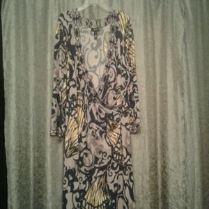 Alfani Woman Butterfly  Dress Sz 3x