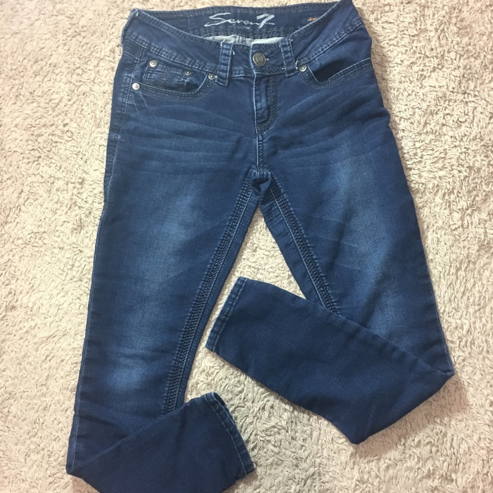 7 Seven jeans. Dark denim jeans. Size 6.