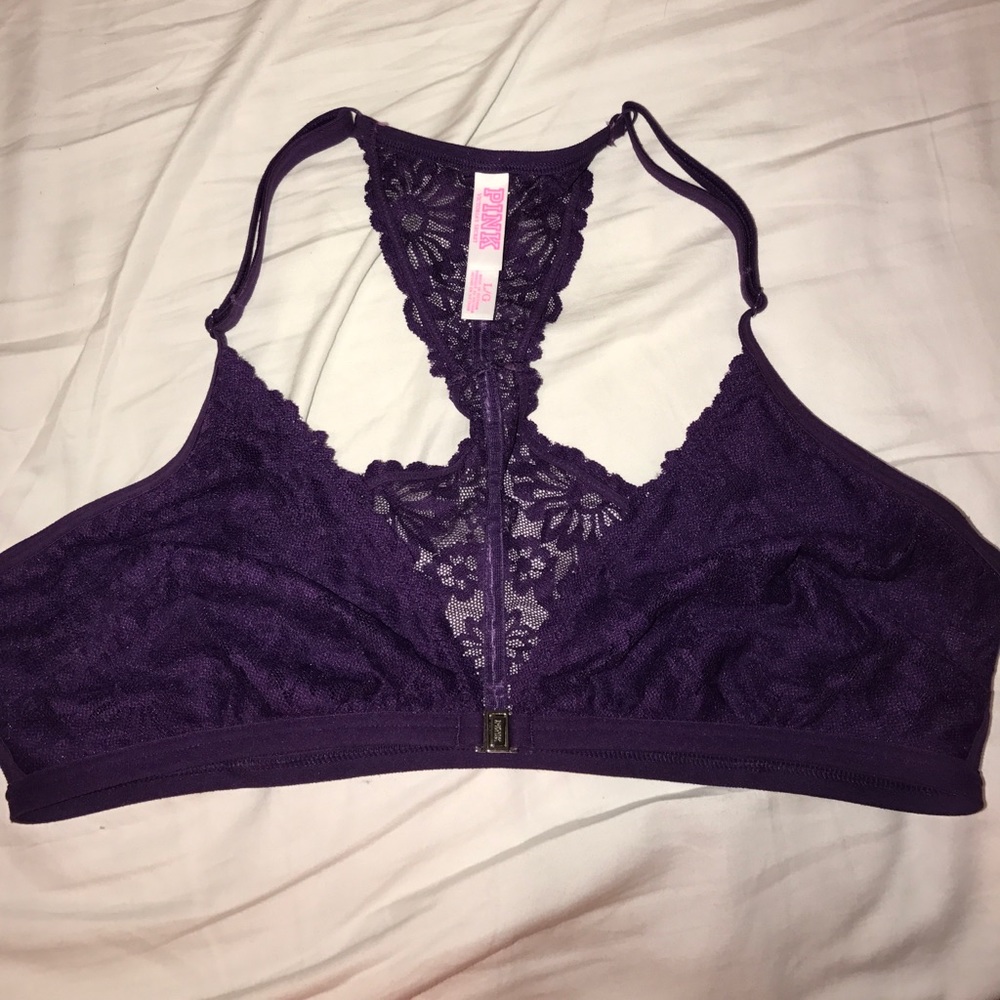 Pink Lace Bra