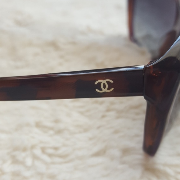 CHANEL 5153 TORTOISE SHELL SUNGLASSES - Picture 5 of 8
