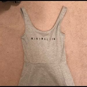 Minimalism dress