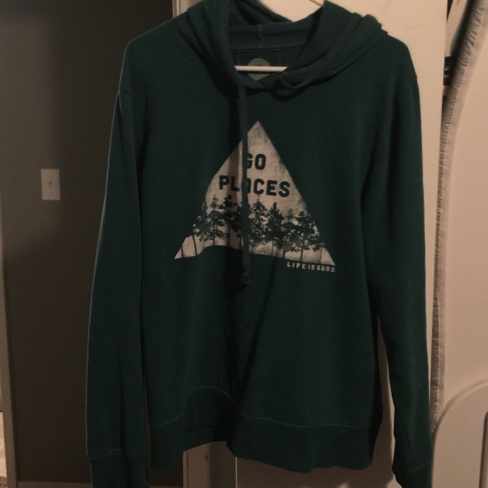 Life is good hoodie Sz XL