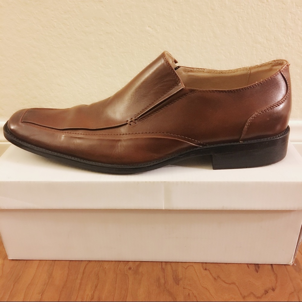 Men's STEVE MADDEN Brown Leather Dress Shoes