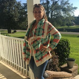 Aztec print sweater!