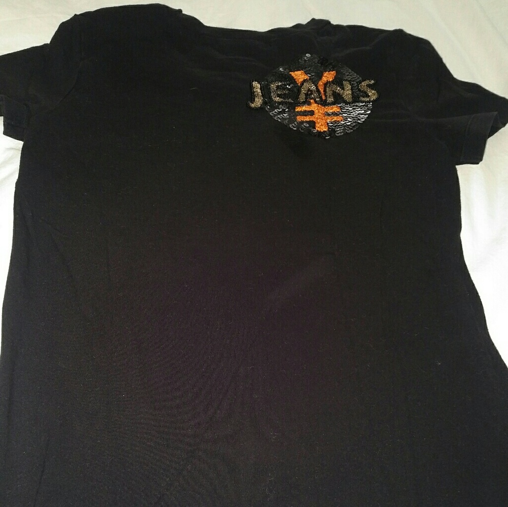 MICHIKO KOSHINO rare black tee