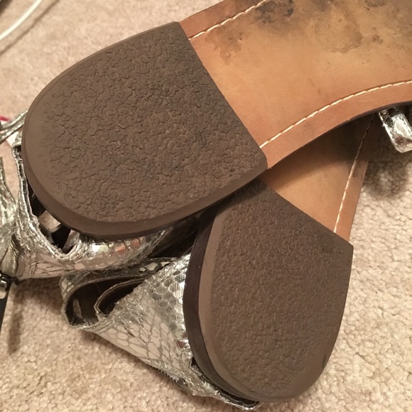 Sam Edelman Hudson silver gem crystal sandals - Picture 4 of 5