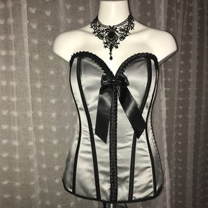 Black and Gray corset