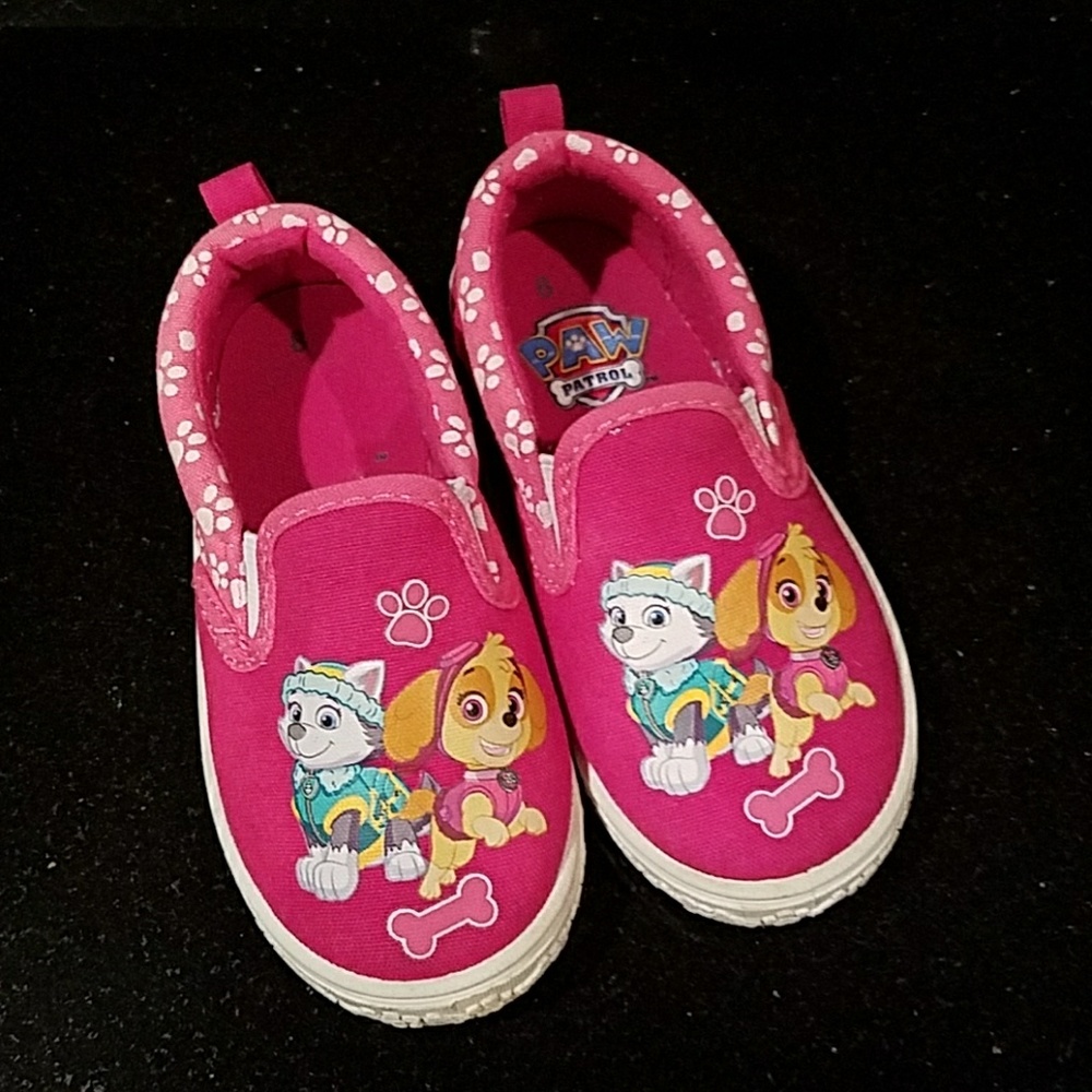Paw Patrol Toddler Girls Canvas Shoe Size 8