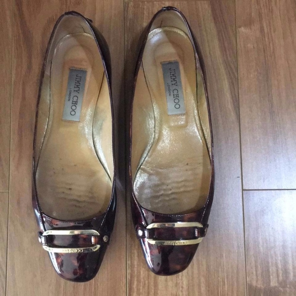 Jimmy Choo Tortoiseshell With Gold Hardware Tulita