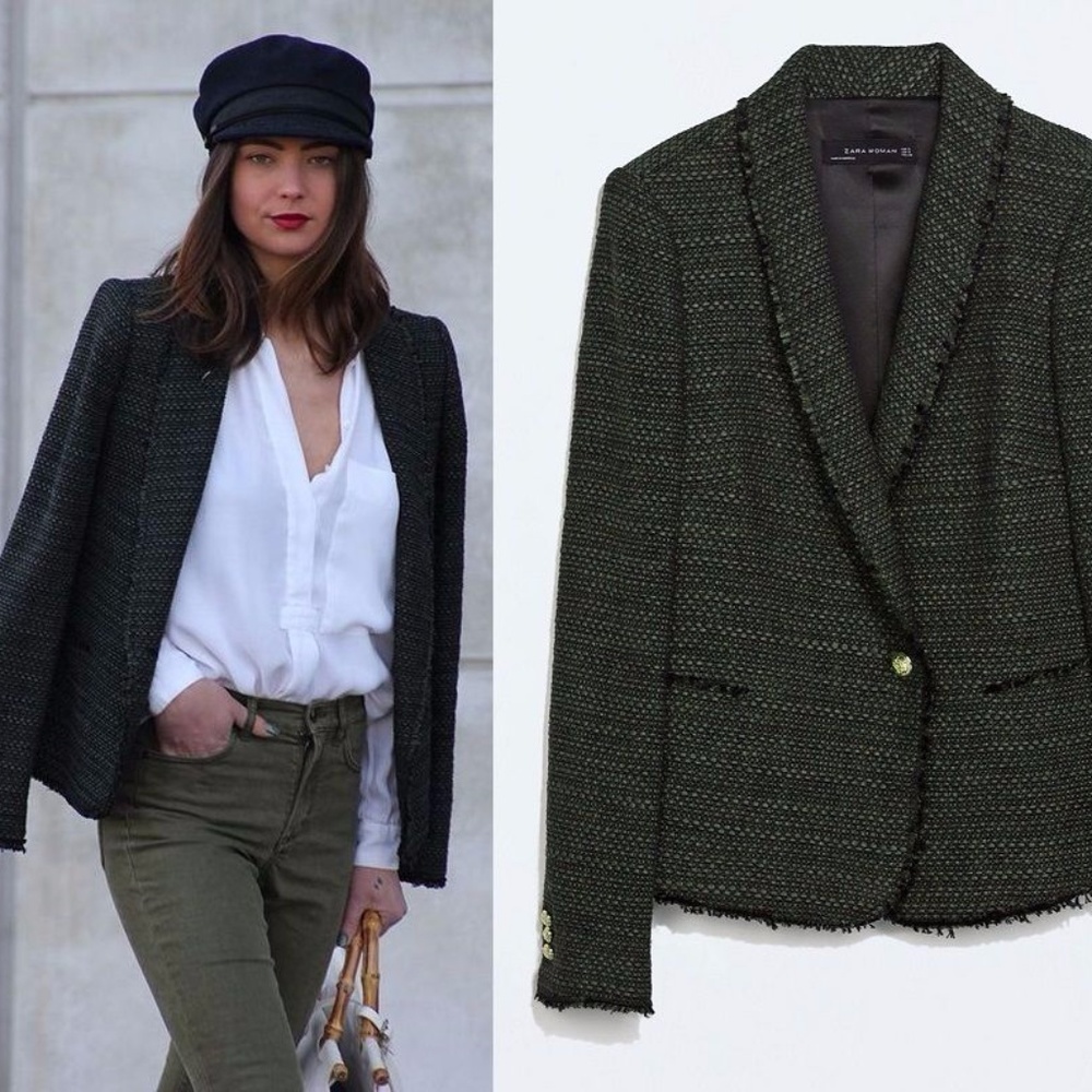 Zara Tweed Blazer