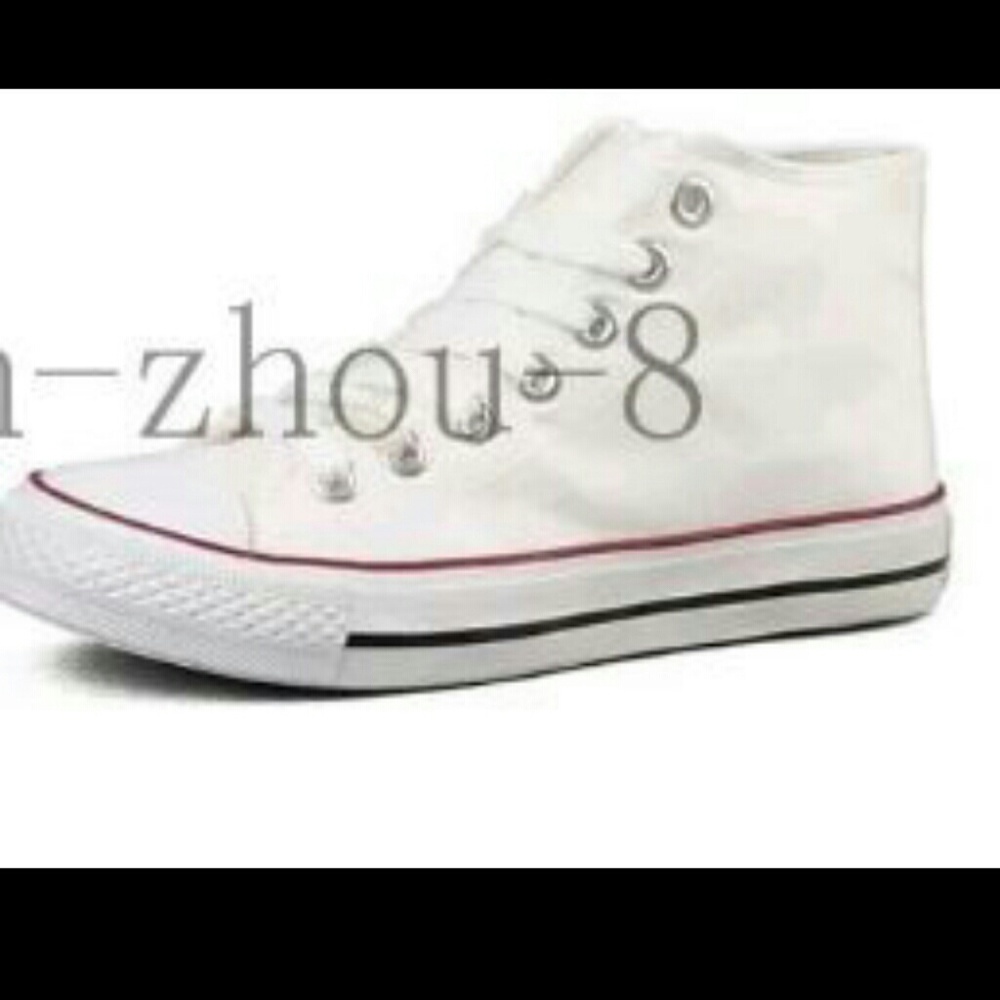 White canvas sneakers