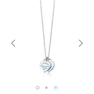 Tiffany & Co Double Pendant Necklace
