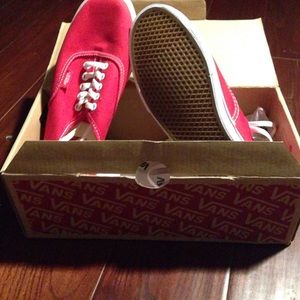 SALE!! BRAND NEW RED VANS