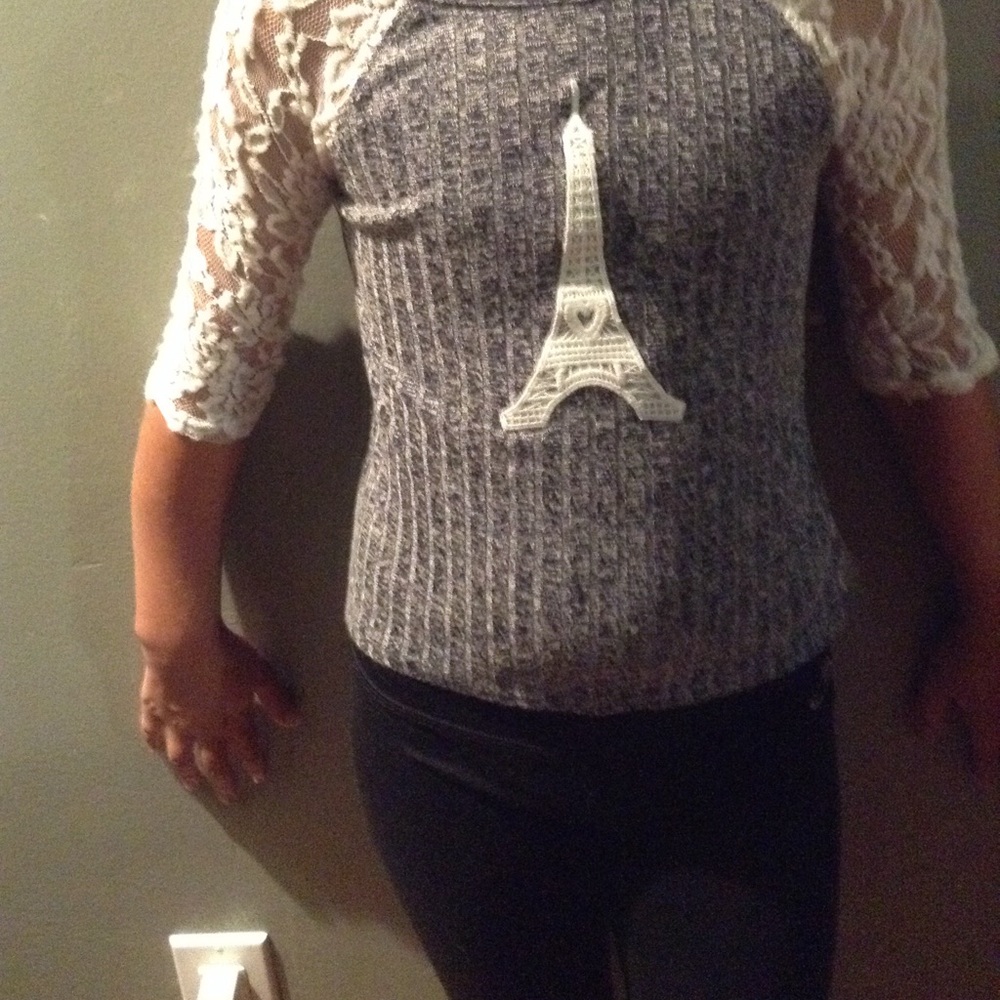 Eifle  tower lace mid length