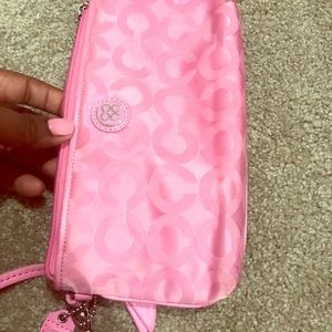 Pink Coach Wallet