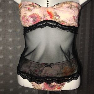 Pink Asian inspired lingerie set