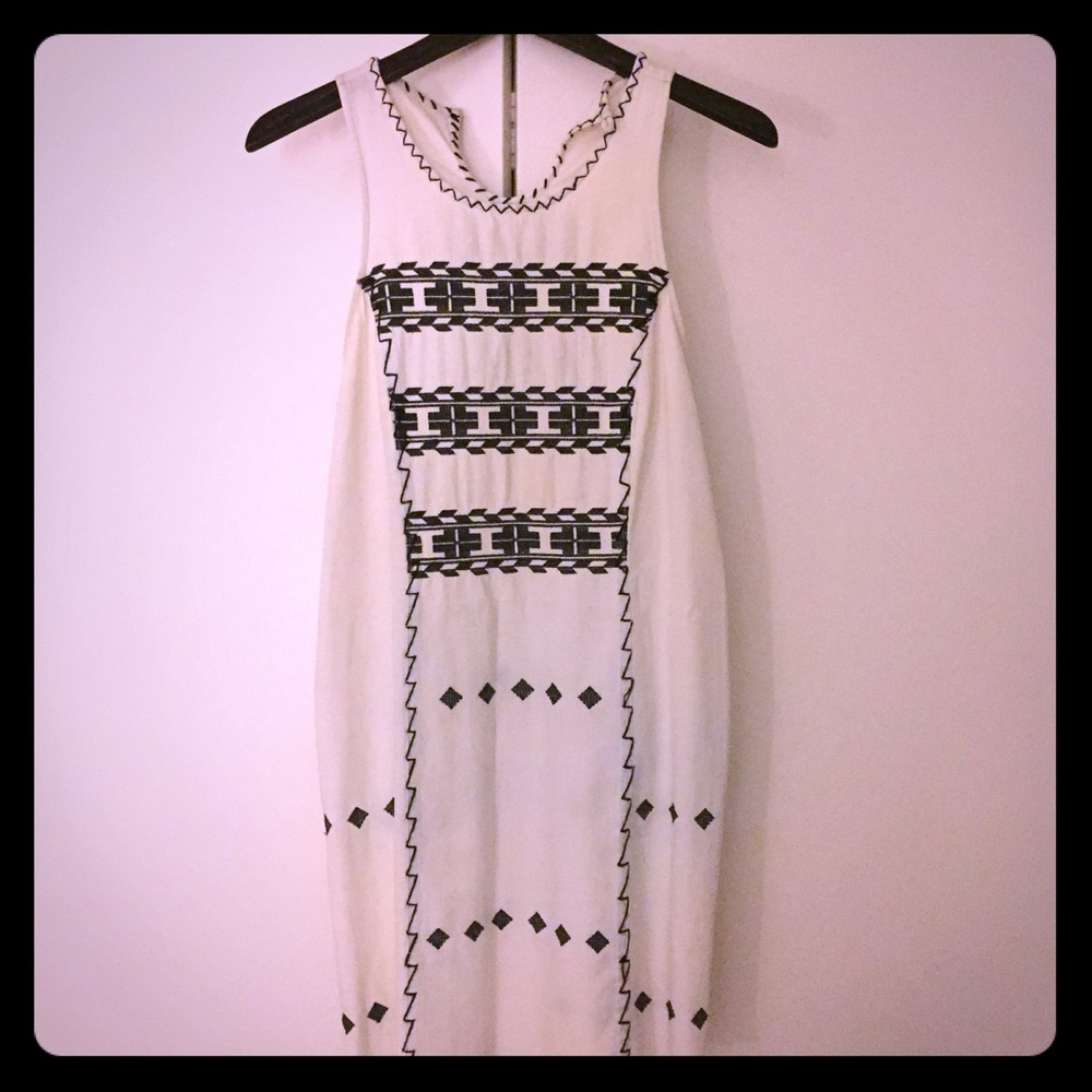 Free People embroidered dress size small