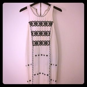 Free People embroidered dress size small