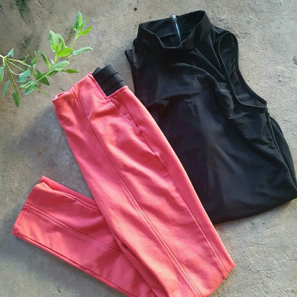 🎉 Forever 21🎉 bodysuit🎉🎊pants w/ pockets(2pc)