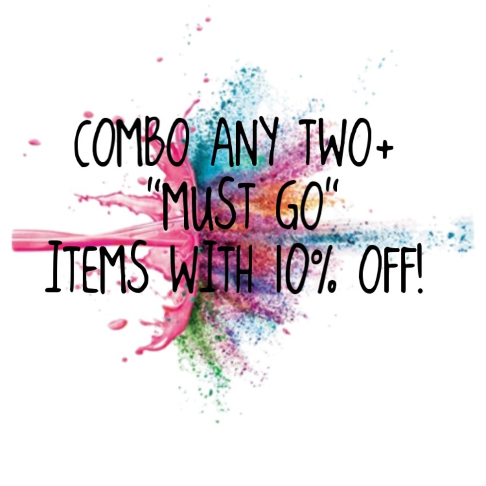 applies to all items beginning with❗️MUST GO❗️