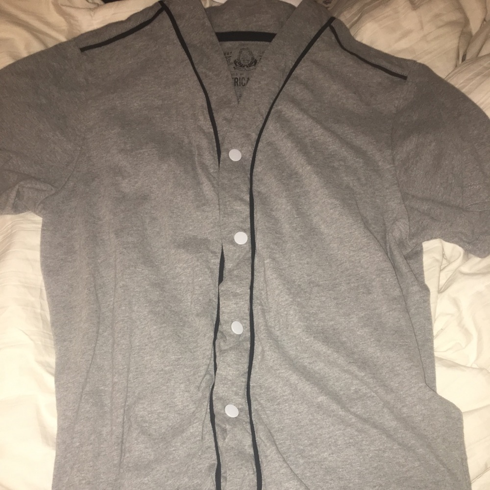 Baseball style button up