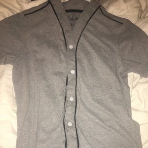 Baseball style button up