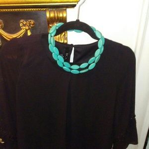 Turquoise style statement necklace