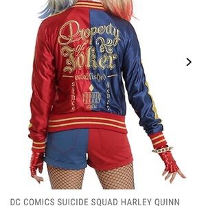 Harley Quinn DC Satin Souvenir Jacket
