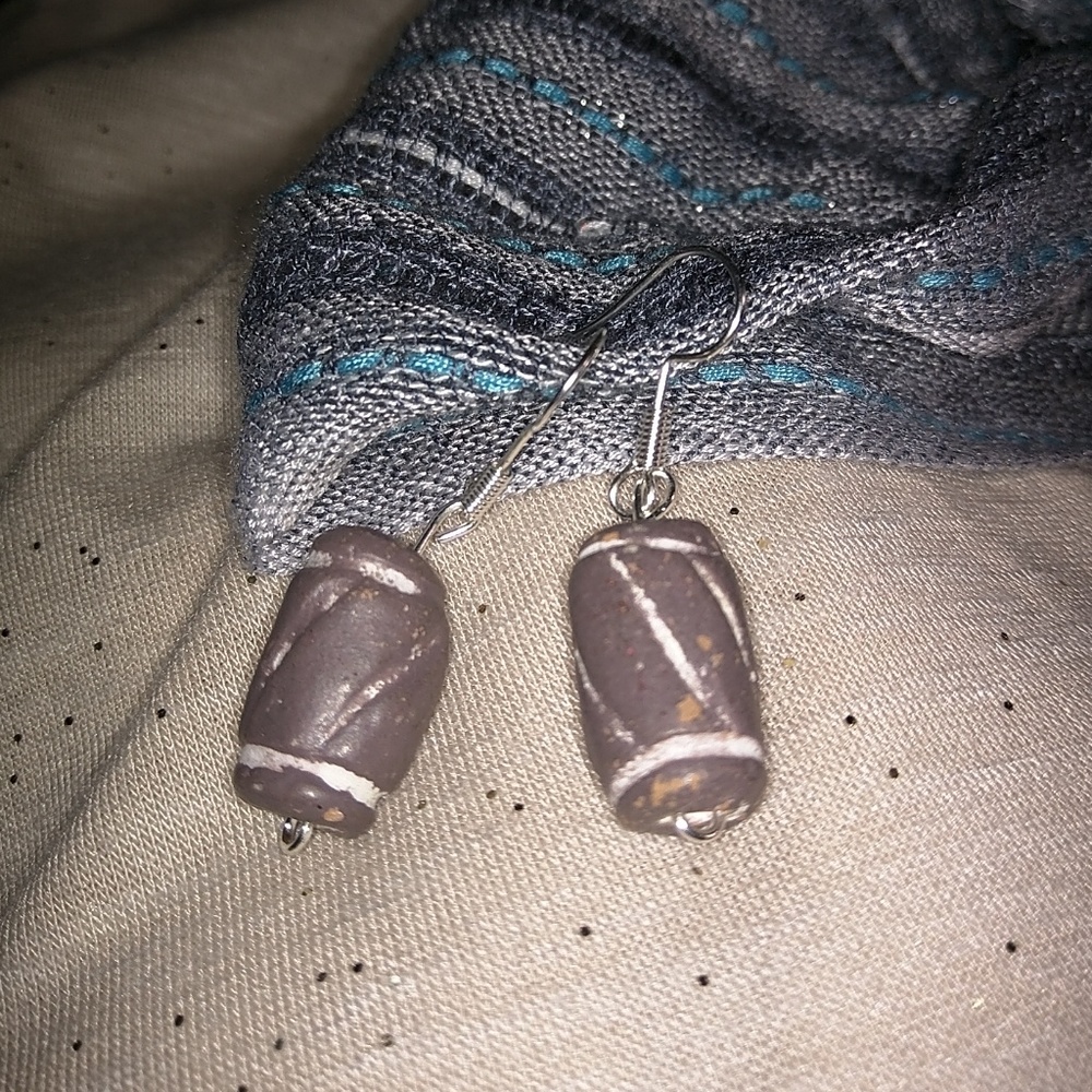 Vintage cerramic earrings