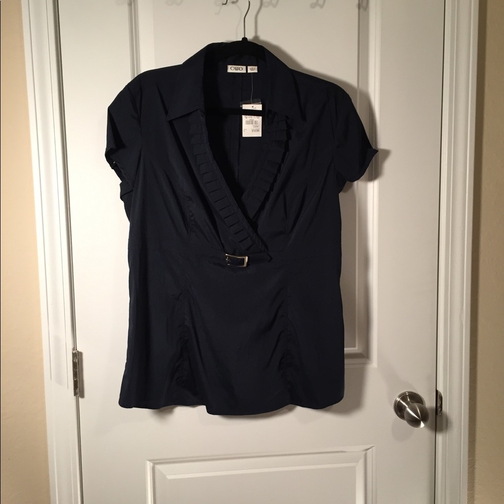 Cato navy blouse