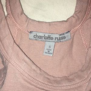 Light Pink Charlotte Russe crop top