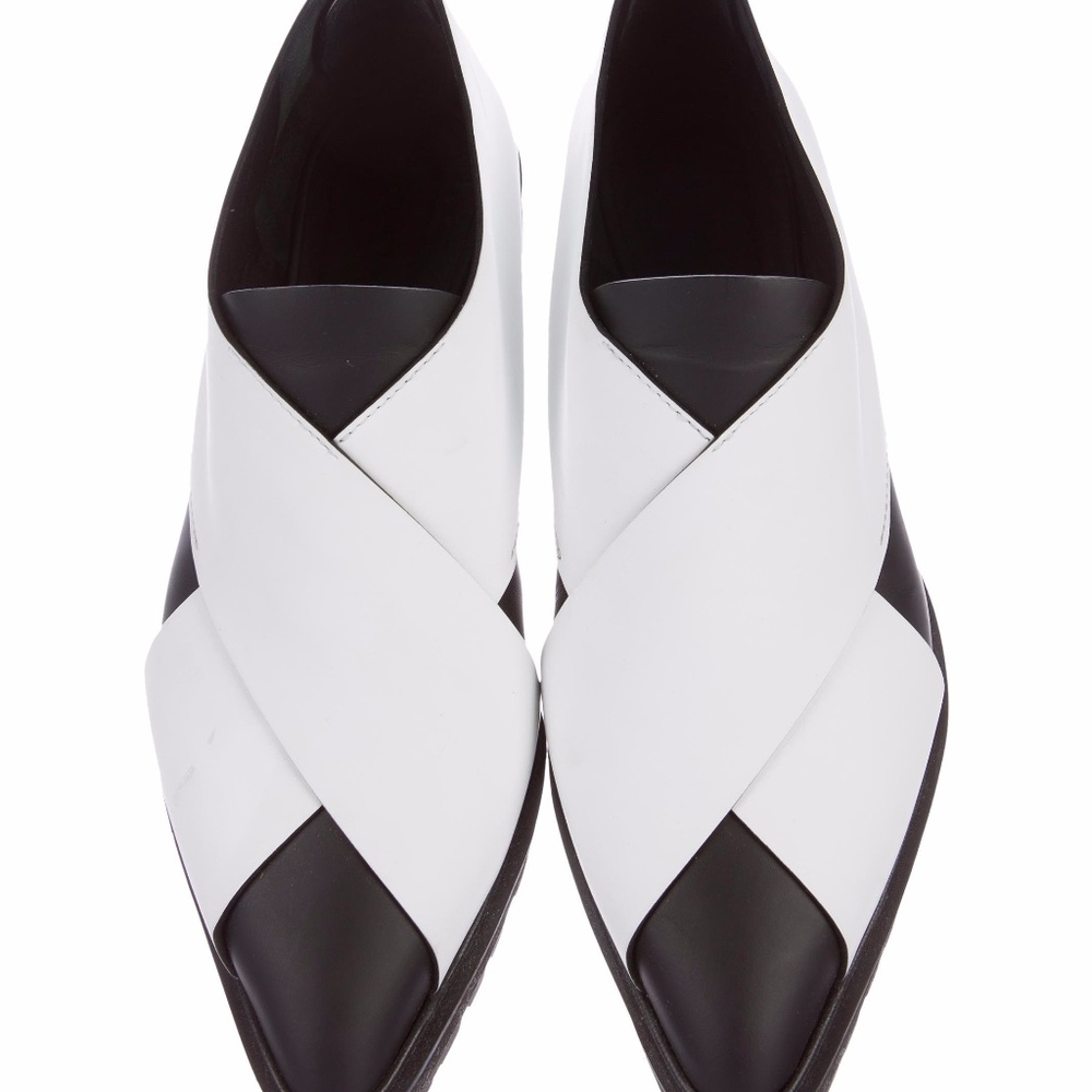 PROENZA SCHOULER LEATHER CROSSOVER BOOTIES