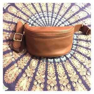 Coach Brown Leather Fanny/Waist Pack