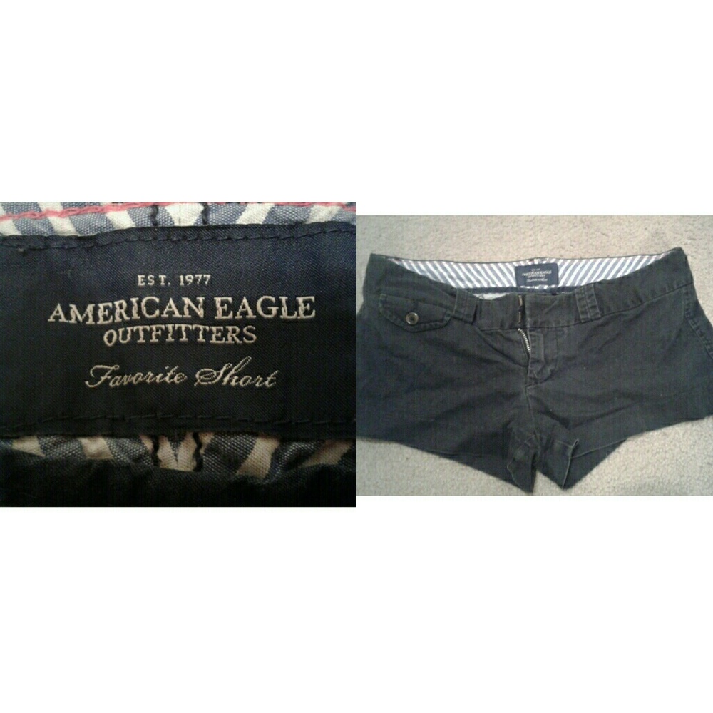 American Eagle black shorts
