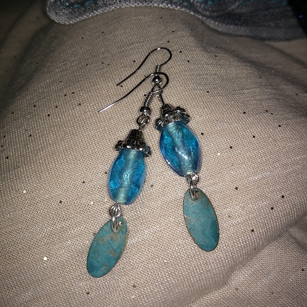 ###sold### at public event!!! Bluevintage dangling