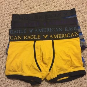 American Eagle 3" Classic Trunk Underwear Lot of 4