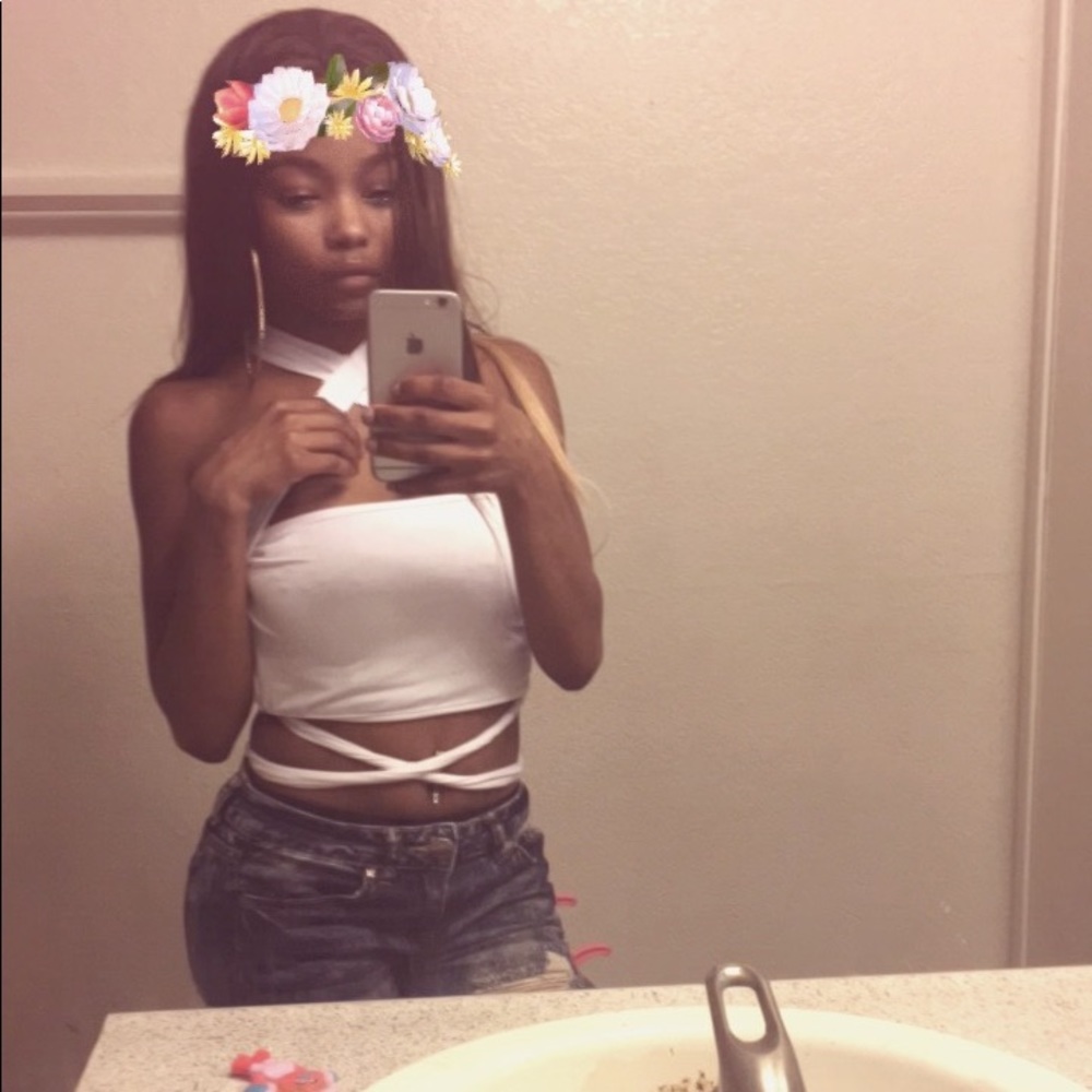 Strappy shirt