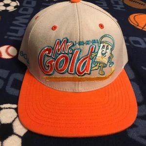 Gold wheels hat