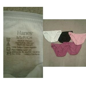 Hanes underwear NEVER WORN!!! TOO SMALL FOR ME!!!