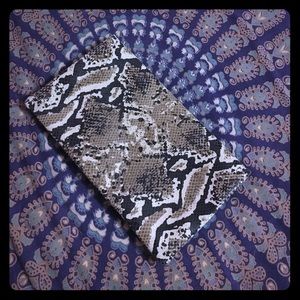 Ann Taylor Snakeskin Clutch