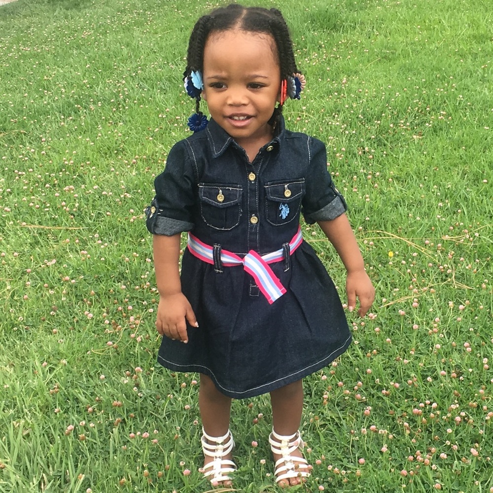 U.S polo jean dress
