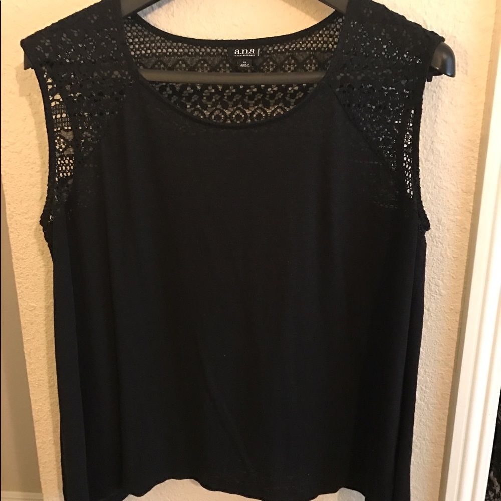 💕Black, Loose Fitting Tank