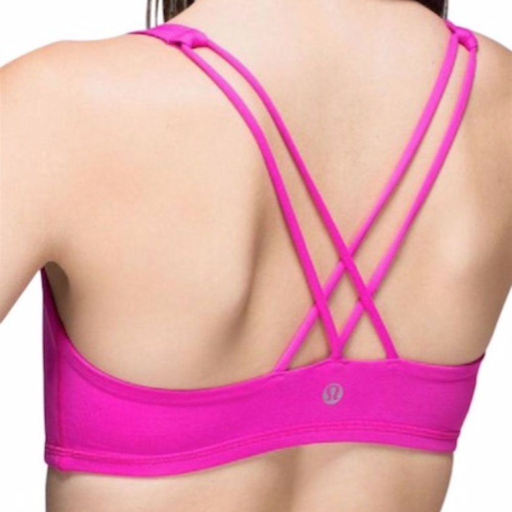 Lululemon Free To Be Bra in Paris Perfection Pink