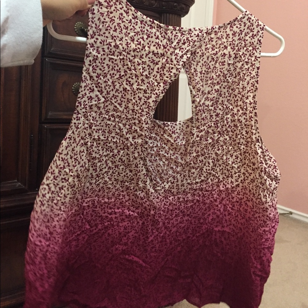 Pink Ombré tank top