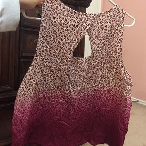 Pink Ombré tank top