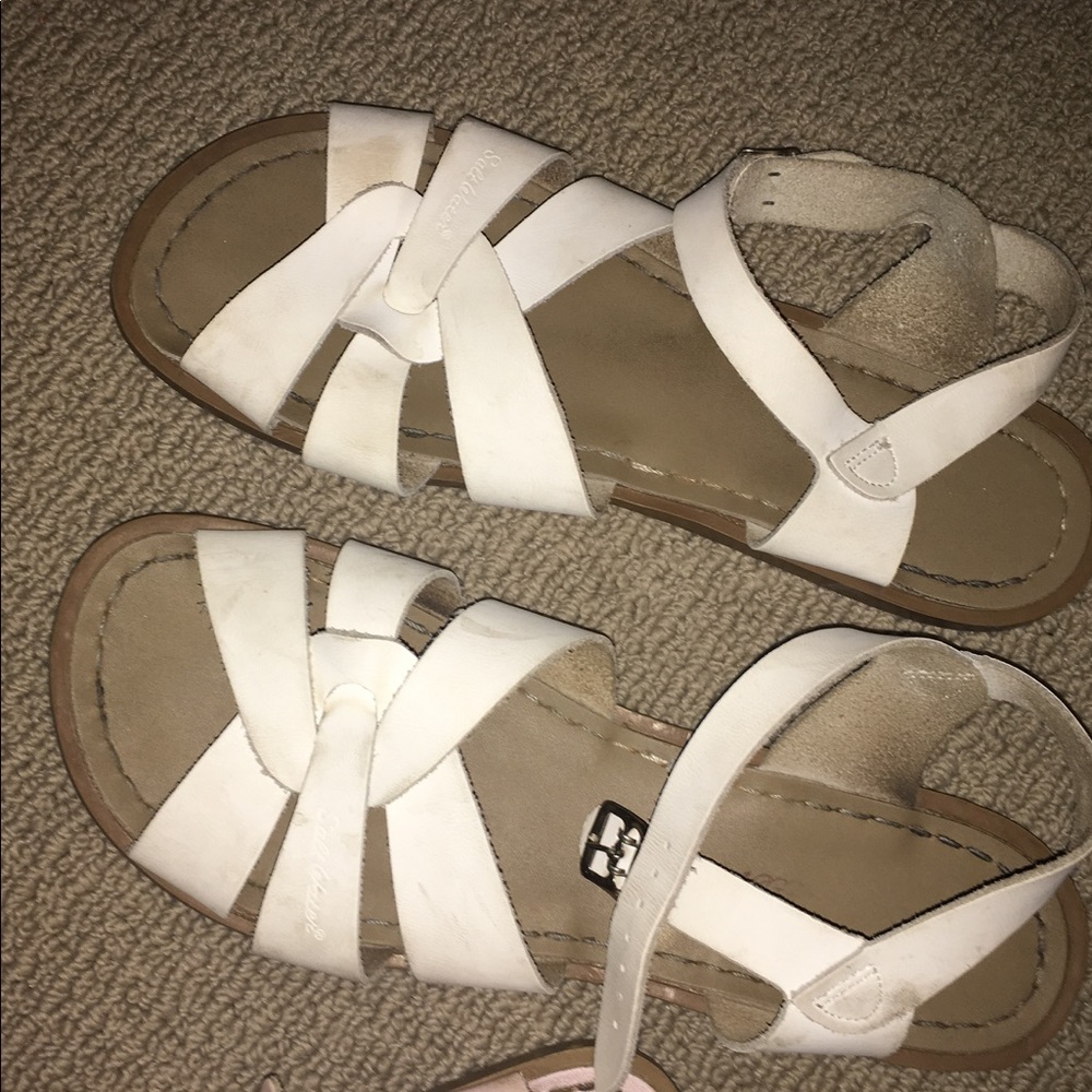 Lightly used saltwater sandals