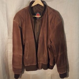 Leather Bomber Jacket
